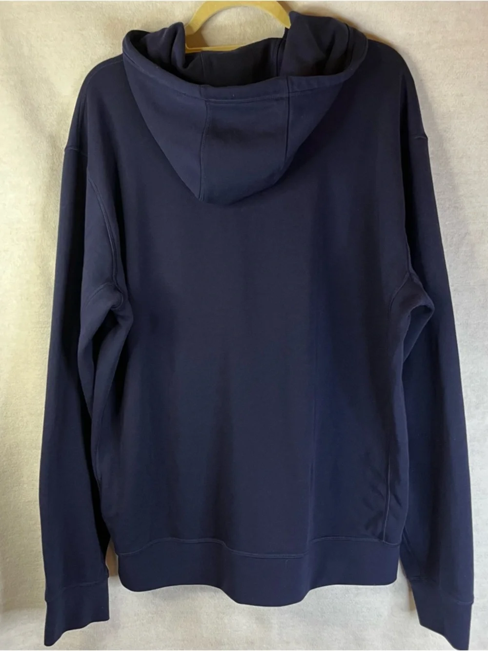 Polo Ralph Lauren Men's Hoodie Navy Blue Full Zip Sz‎ XL White Pony